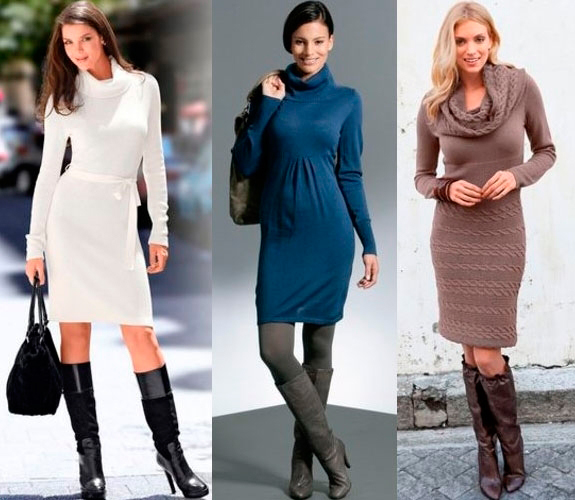 Модные платья зимы 2014