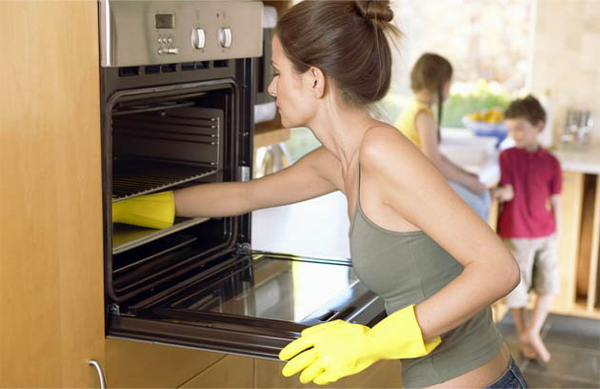 как очистить духовку