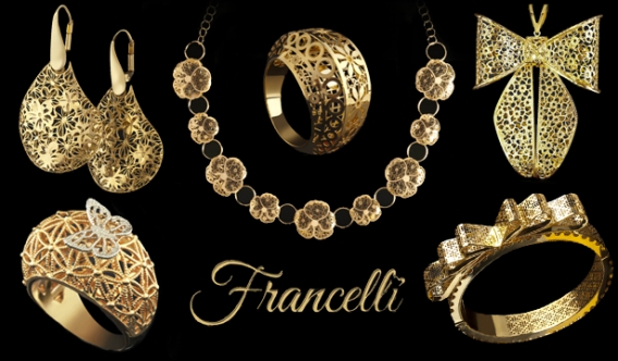 Итальянские золотые украшения Francelli